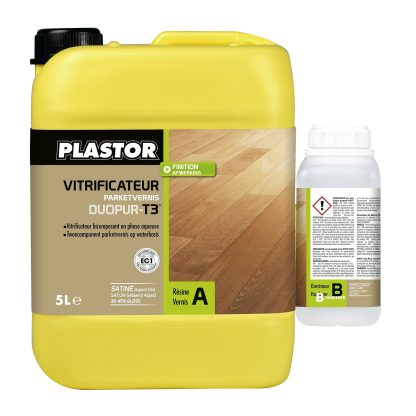 Échantillon vitrificateur brillant Plastor DUOPUR-T3