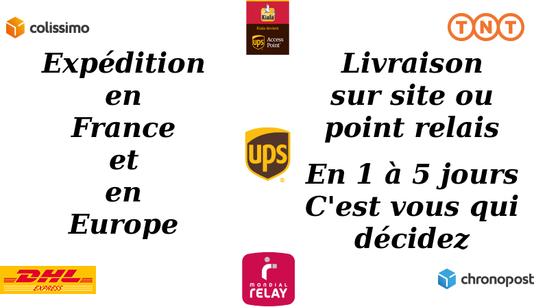 Choisissez votre mode de livraison selon vos besoins